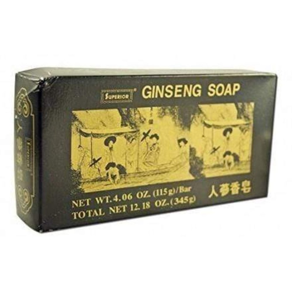 Superior Ginseng Soap - 3ct